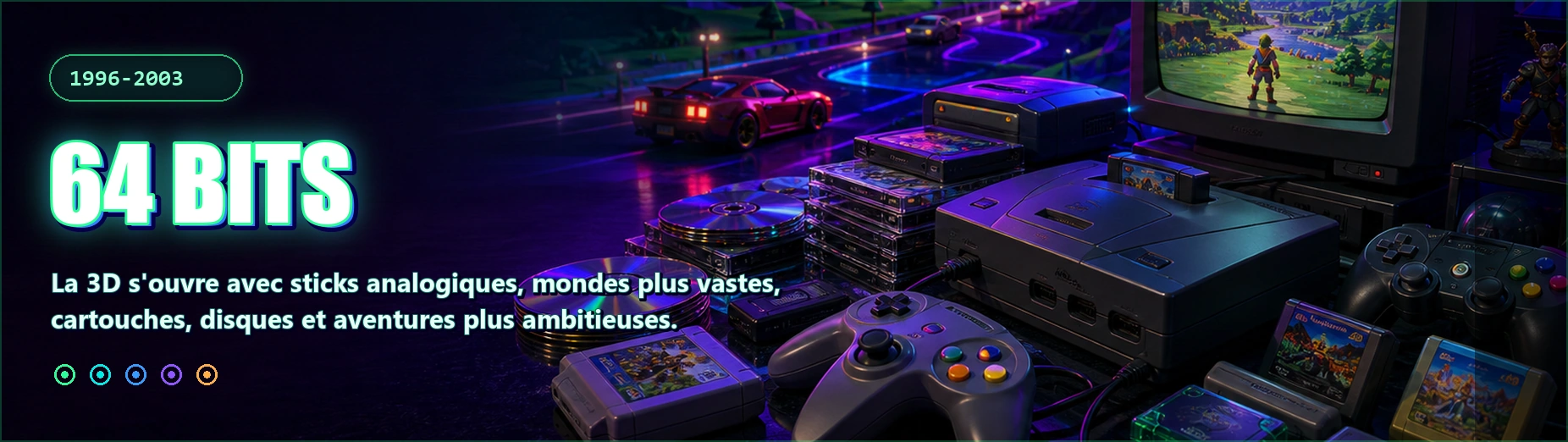 Bannière Génération 64 bits : Nintendo 64