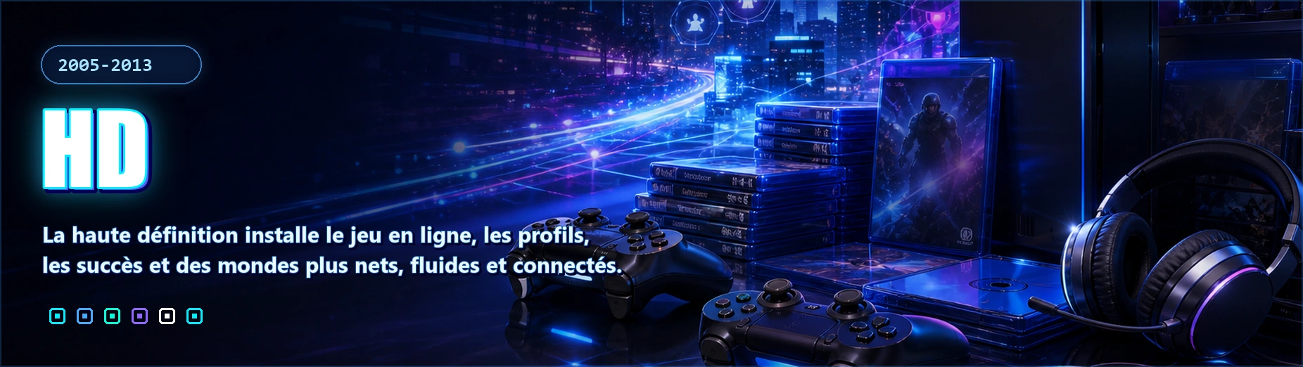 Bannière Génération HD : PS Vita, PlayStation 3, 4 et 5