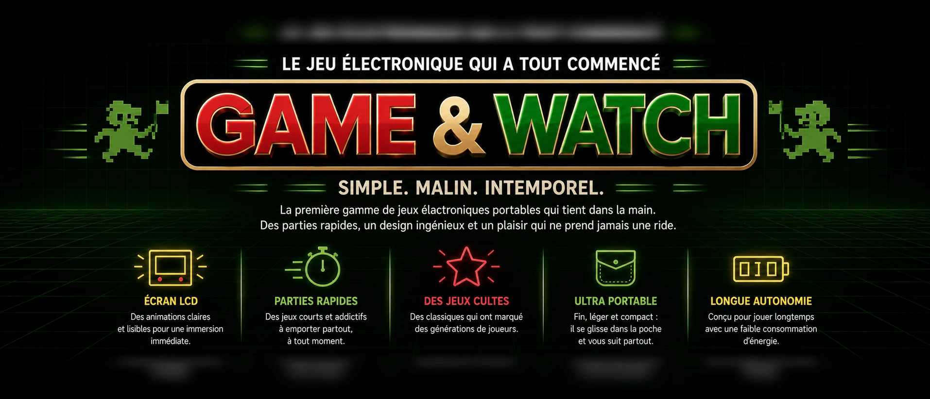 Bannière Game & Watch
